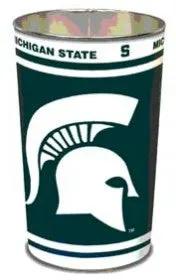 Michigan State Spartans Wastebasket 15 Inch - Periodic Restock