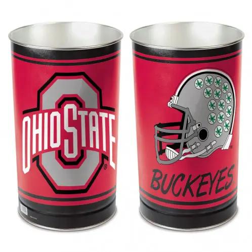 Ohio State Buckeyes Wastebasket 15 Inch Helmet Design - Periodic Restock