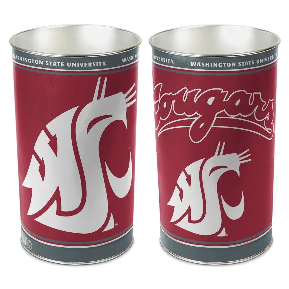 Washington State Cougars Wastebasket 15 Inch - Periodic Restock