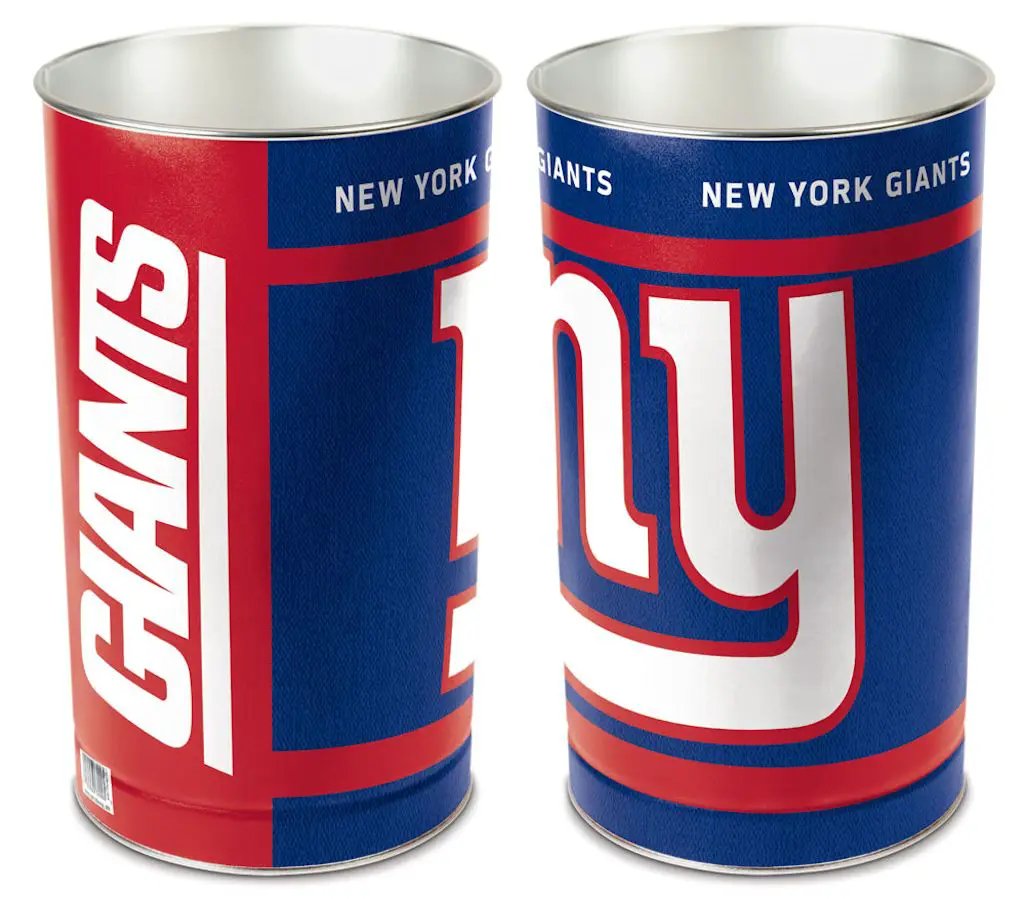 New York Giants Wastebasket 15 Inch - Periodic Restock