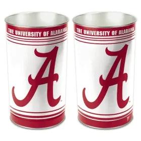 Alabama Crimson Tide Wastebasket 15 Inch - Periodic Restock