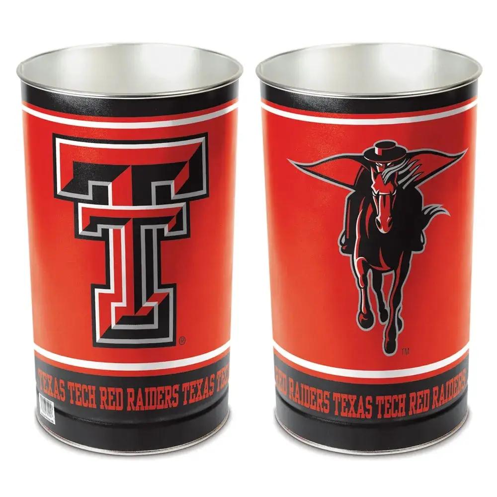 Texas Tech Red Raiders Wastebasket 15 Inch - Periodic Restock