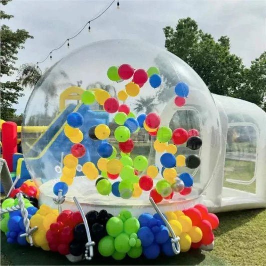 10Ft Inflatable Bubble Bounce House With Blower For Outdoor Camping - ToylandEU