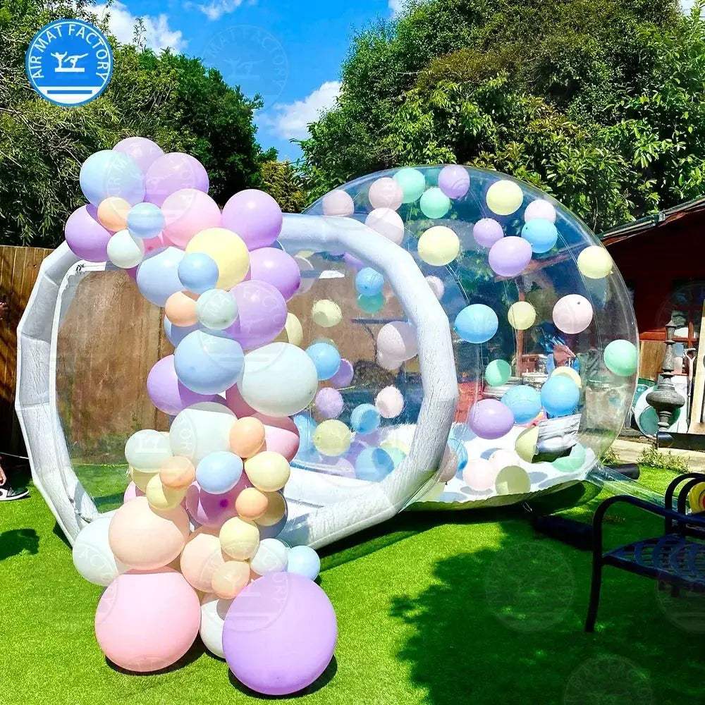 10Ft Inflatable Bubble Bounce House With Blower For Outdoor Camping - ToylandEU