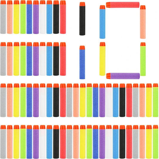 10PCS Solid Round Head Bullets 7.2cm for Nerf Blasters - ToylandEU