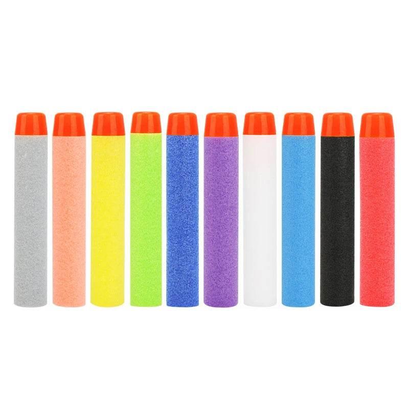 10PCS Solid Round Head Bullets 7.2cm for Nerf Blasters - ToylandEU