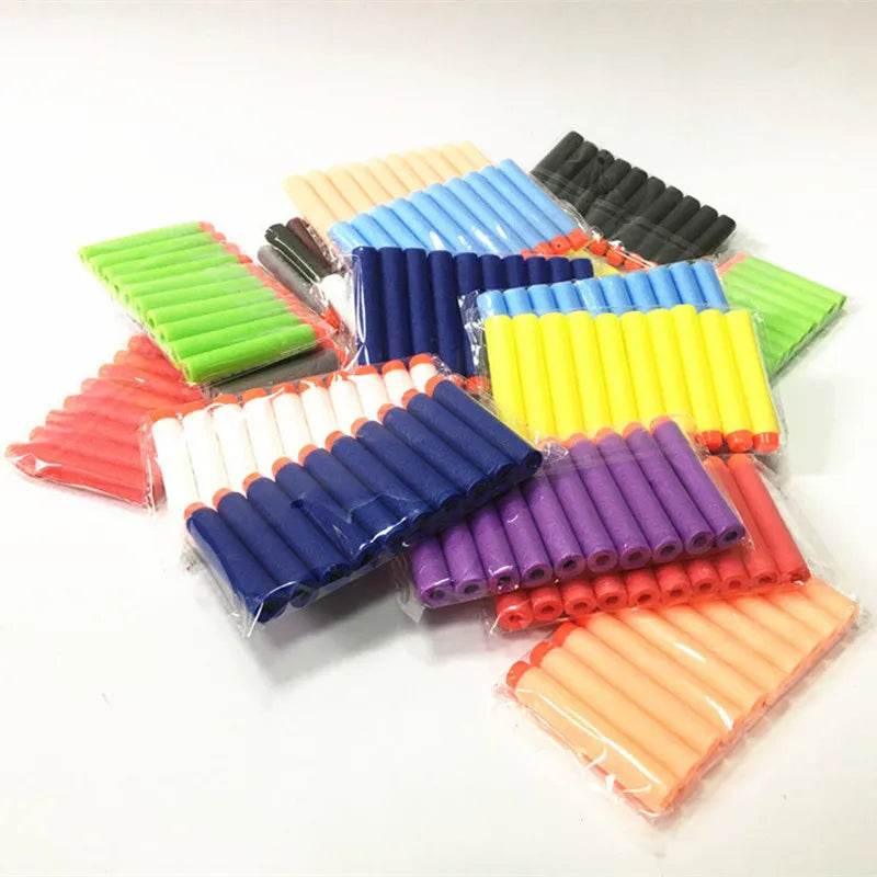 10PCS Solid Round Head Bullets 7.2cm for Nerf Blasters - ToylandEU