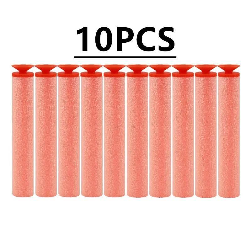 10PCS Solid Round Head Bullets 7.2cm for Nerf Blasters - ToylandEU