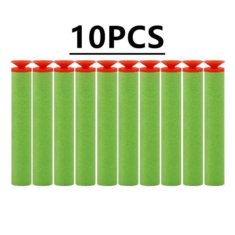 10PCS Solid Round Head Bullets 7.2cm for Nerf Blasters - ToylandEU