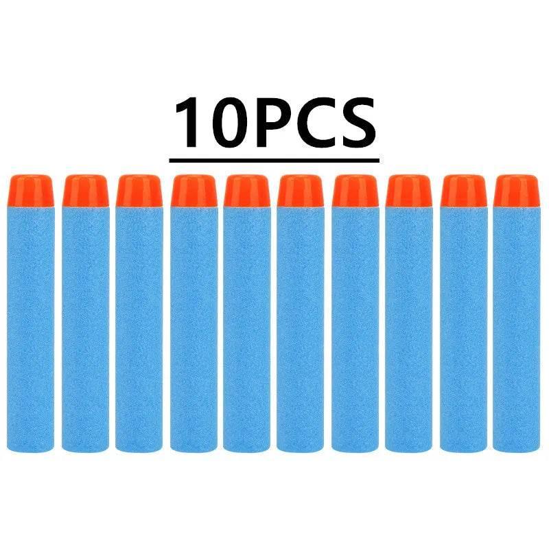 10PCS Solid Round Head Bullets 7.2cm for Nerf Blasters - ToylandEU