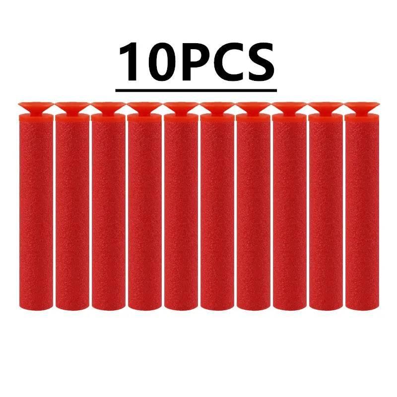 10PCS Solid Round Head Bullets 7.2cm for Nerf Blasters - ToylandEU