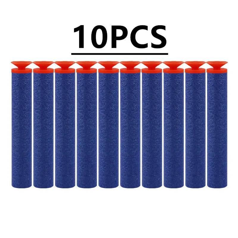 10PCS Solid Round Head Bullets 7.2cm for Nerf Blasters - ToylandEU
