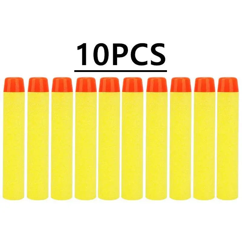 10PCS Solid Round Head Bullets 7.2cm for Nerf Blasters - ToylandEU