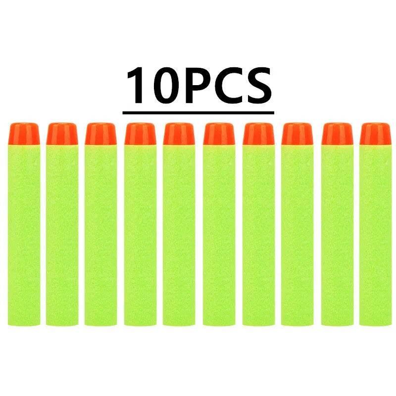 10PCS Solid Round Head Bullets 7.2cm for Nerf Blasters - ToylandEU