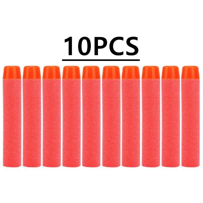 10PCS Solid Round Head Bullets 7.2cm for Nerf Blasters - ToylandEU
