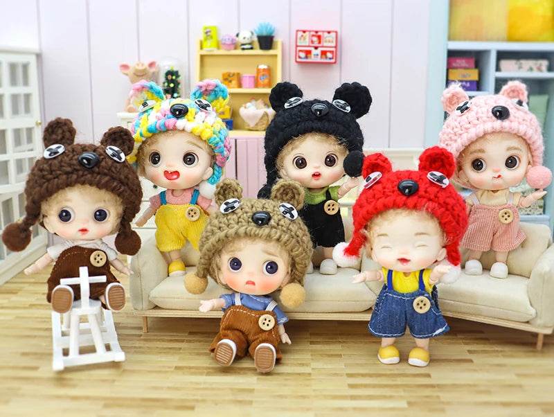 10cm BJD Mini Dolls For Girls Cute Bag Key Pendant Toys - ToylandEU