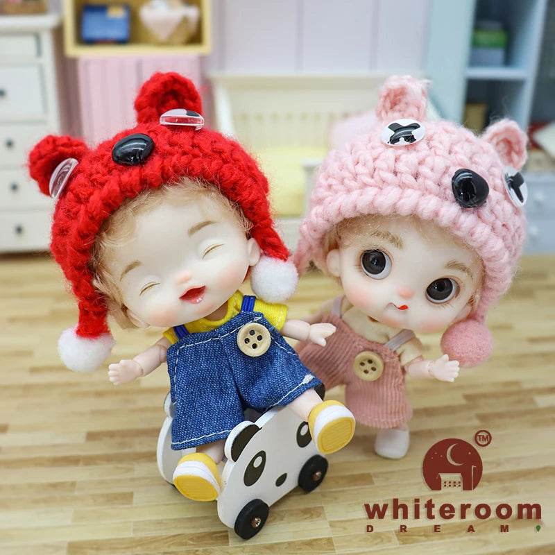 10cm BJD Mini Dolls For Girls Cute Bag Key Pendant Toys - ToylandEU