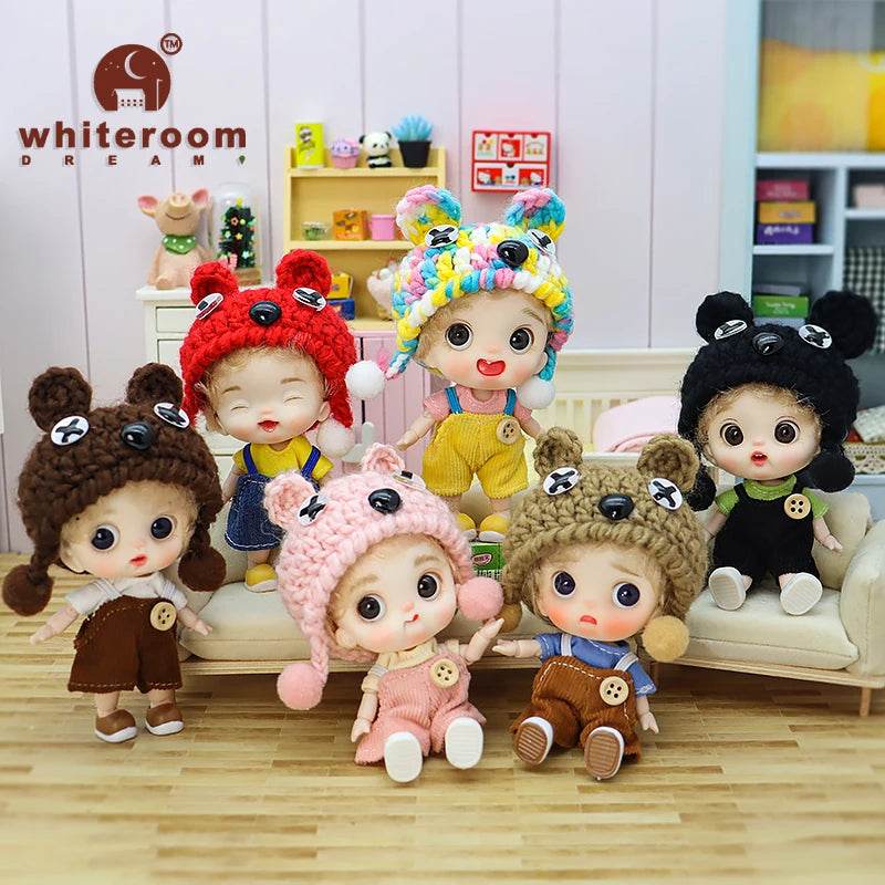 10cm BJD Mini Dolls For Girls Cute Bag Key Pendant Toys - ToylandEU