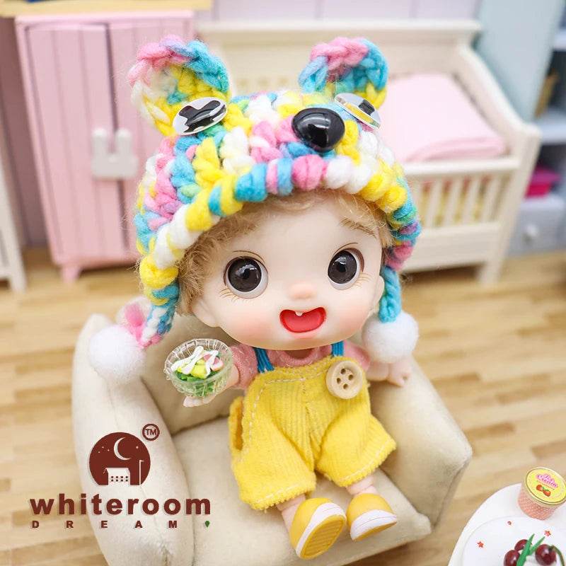 10cm BJD Mini Dolls For Girls Cute Bag Key Pendant Toys - ToylandEU