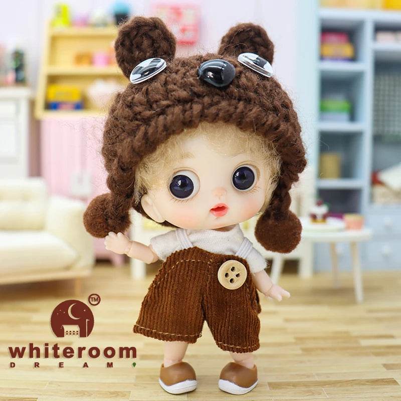 10cm BJD Mini Dolls For Girls Cute Bag Key Pendant Toys - ToylandEU