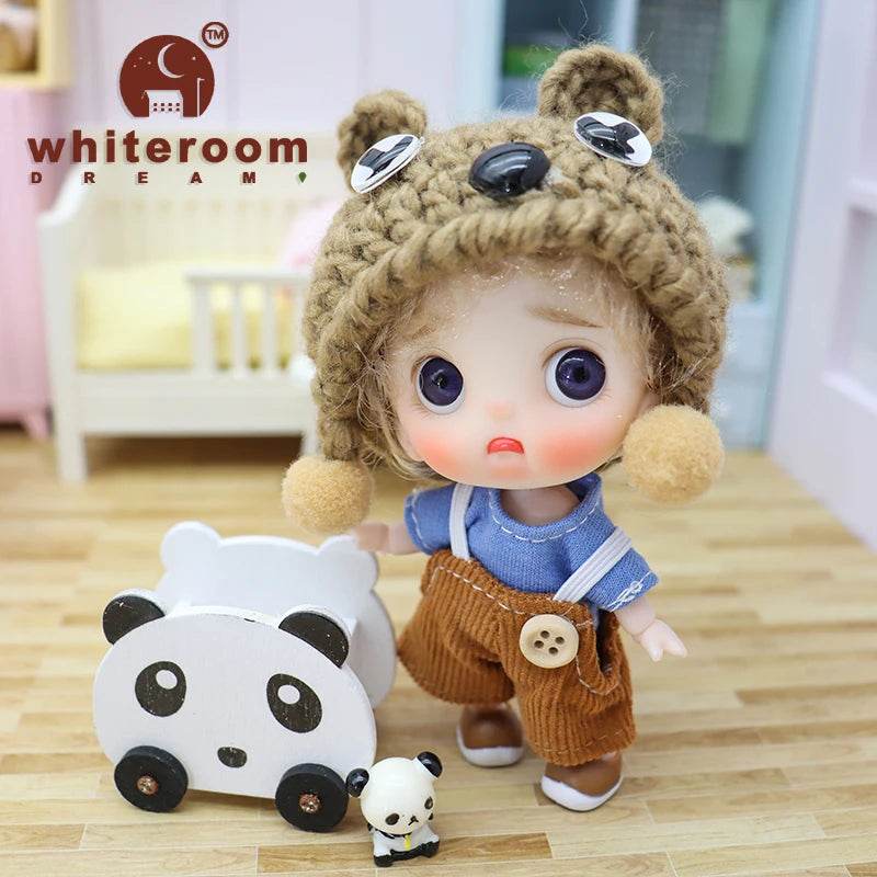 10cm BJD Mini Dolls For Girls Cute Bag Key Pendant Toys - ToylandEU