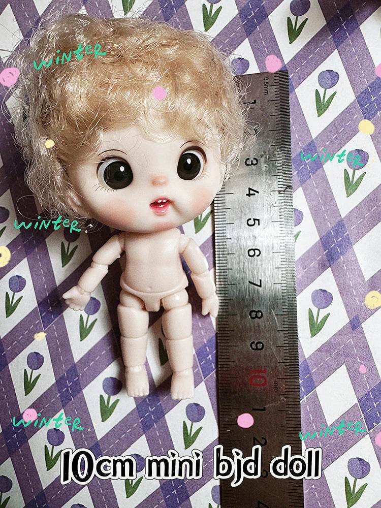 10cm BJD Mini Dolls For Girls Cute Bag Key Pendant Toys - ToylandEU