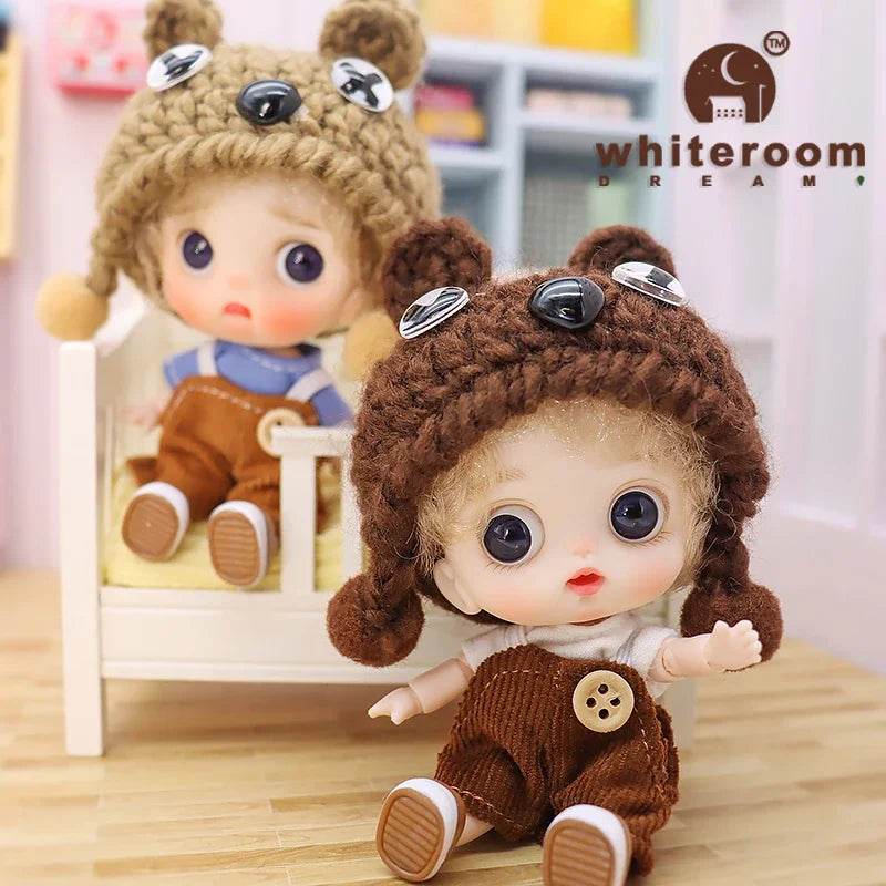 10cm BJD Mini Dolls For Girls Cute Bag Key Pendant Toys - ToylandEU