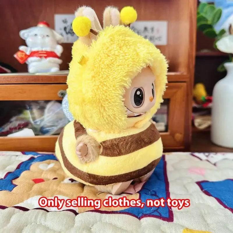  10cm Cute Mini Plush Doll Clothes Bee Shark Suit Gift -  ToylandEU™