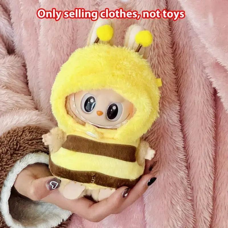  10cm Cute Mini Plush Doll Clothes Bee Shark Suit Gift -  ToylandEU™