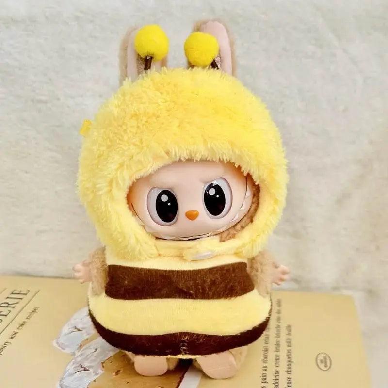  10cm Cute Mini Plush Doll Clothes Bee Shark Suit Gift -  ToylandEU™