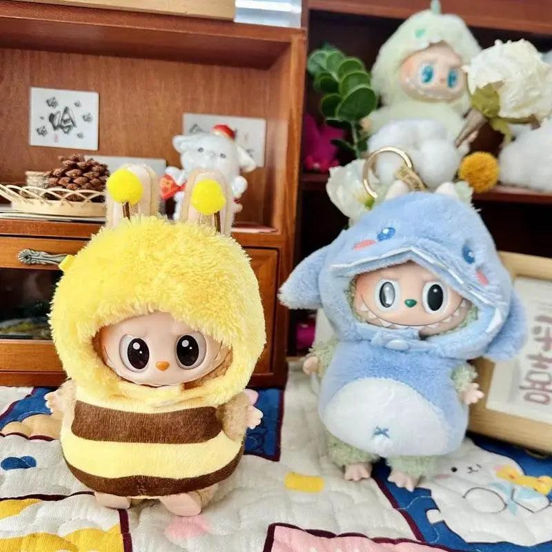  10cm Cute Mini Plush Doll Clothes Bee Shark Suit Gift -  ToylandEU™