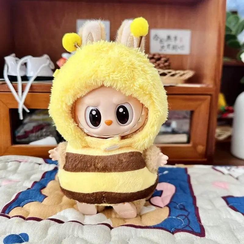  10cm Cute Mini Plush Doll Clothes Bee Shark Suit Gift -  ToylandEU™