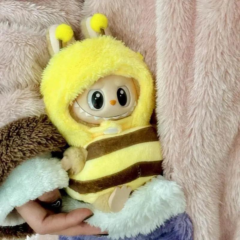  10cm Cute Mini Plush Doll Clothes Bee Shark Suit Gift -  ToylandEU™