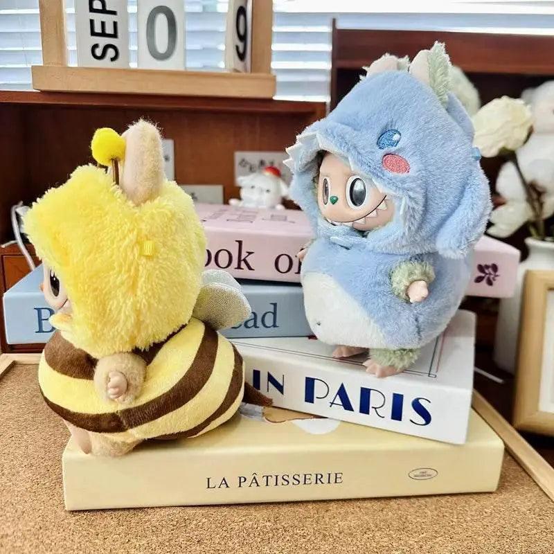  10cm Cute Mini Plush Doll Clothes Bee Shark Suit Gift -  ToylandEU™