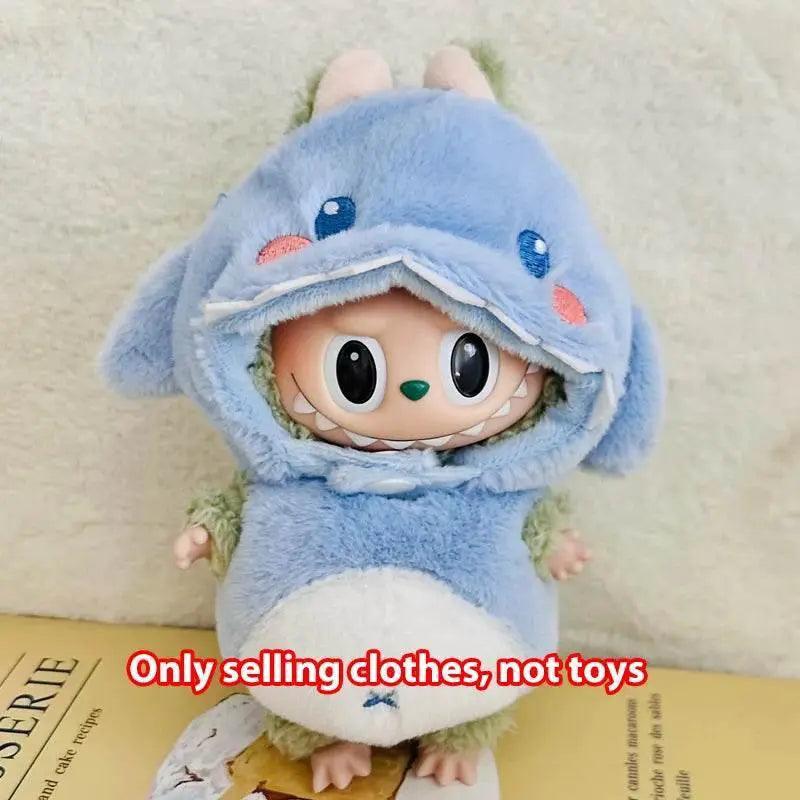  10cm Cute Mini Plush Doll Clothes Bee Shark Suit Gift -  ToylandEU™