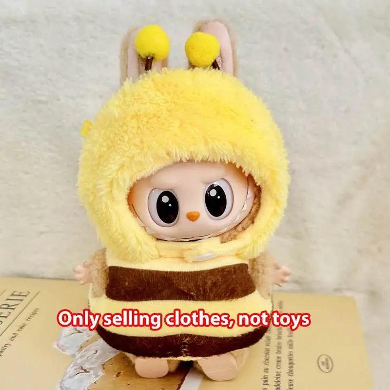  10cm Cute Mini Plush Doll Clothes Bee Shark Suit Gift -  ToylandEU™