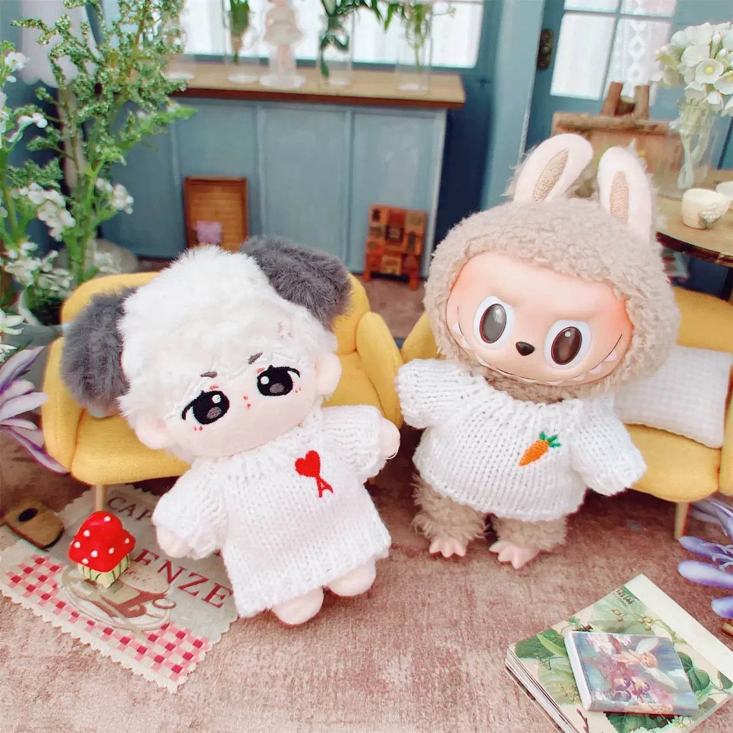 10cm Cute Mini Plush Doll Clothes Outfit Accessories DIY Gift - ToylandEU