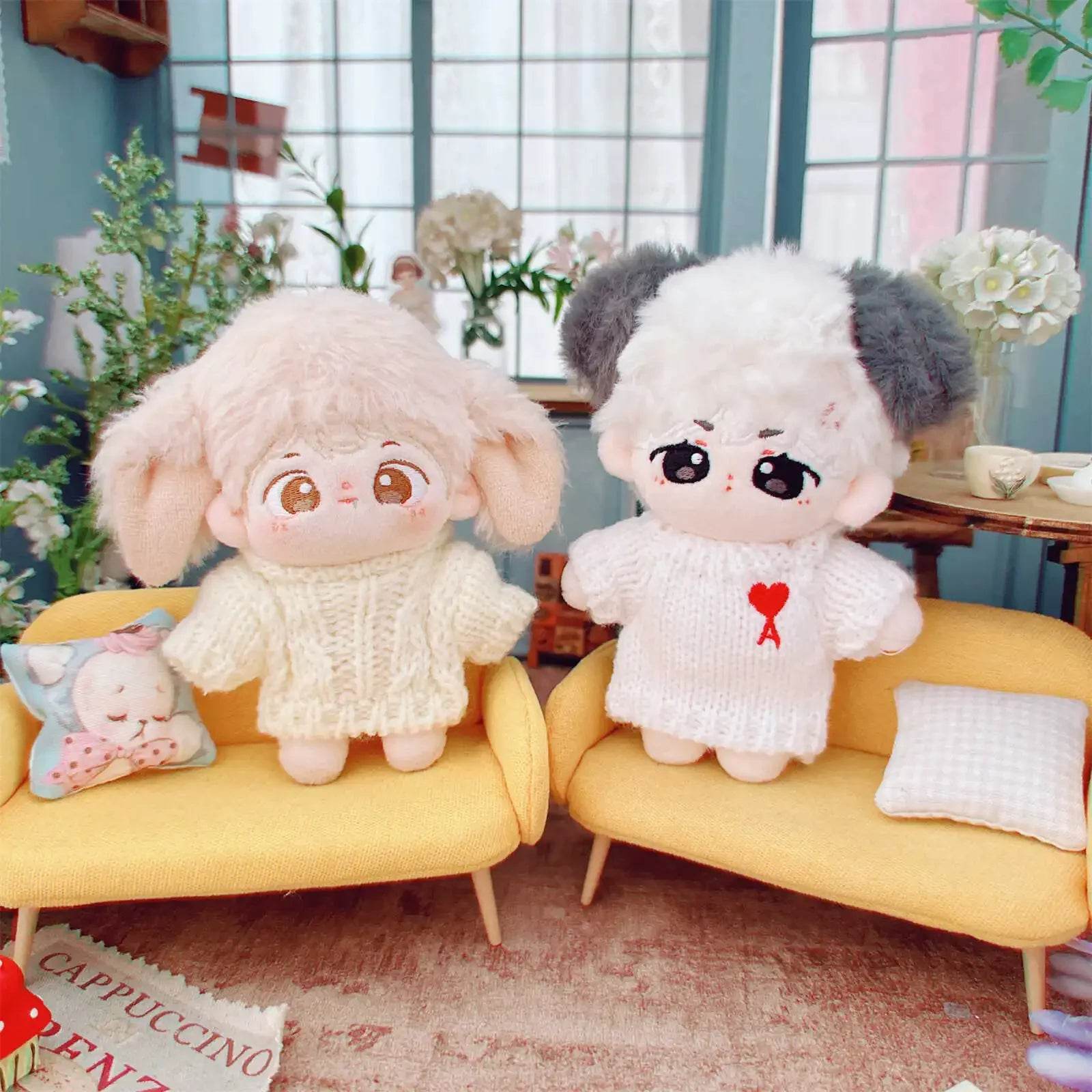 10cm Cute Mini Plush Doll Clothes Outfit Accessories DIY Gift - ToylandEU