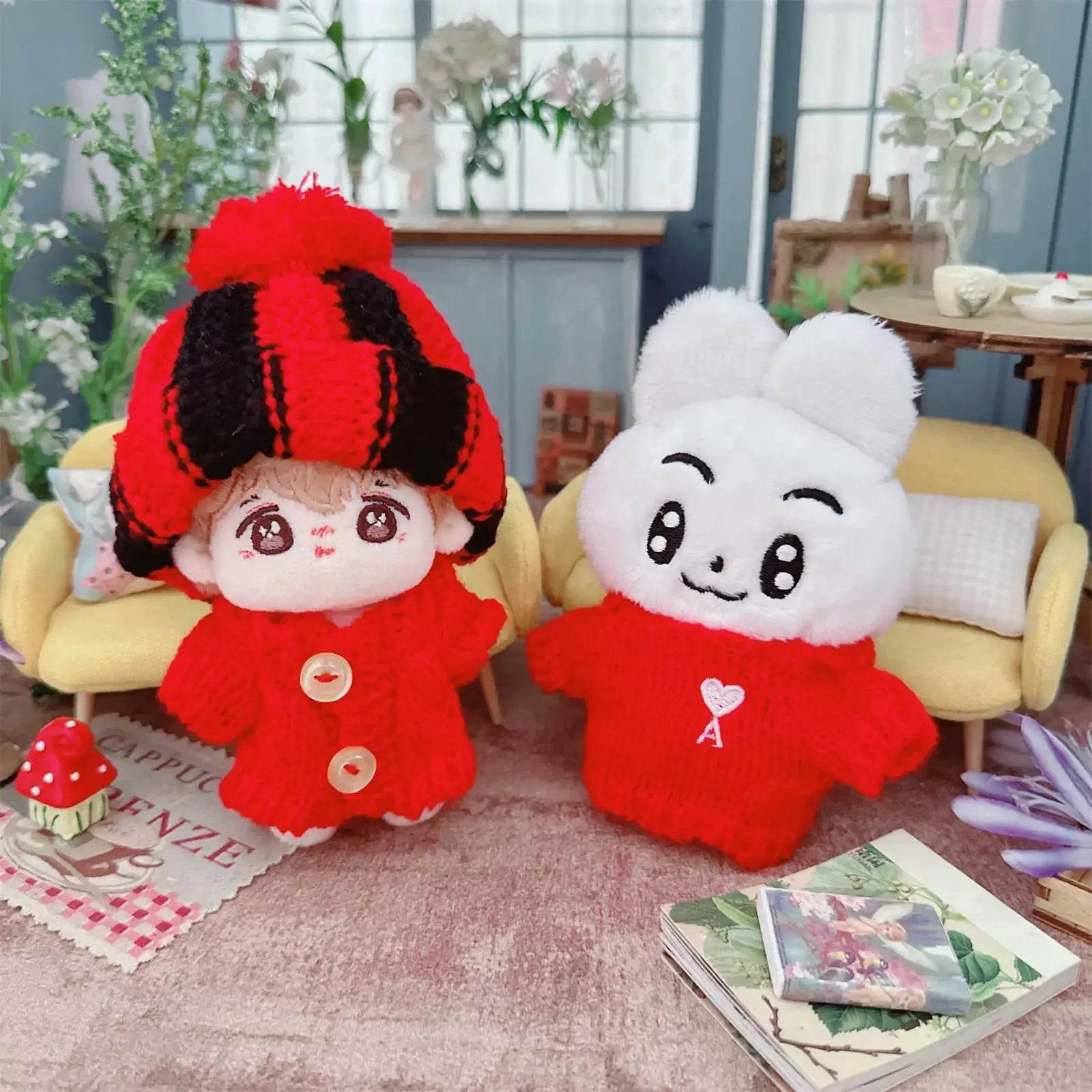 10cm Cute Mini Plush Doll Clothes Outfit Accessories DIY Gift - ToylandEU