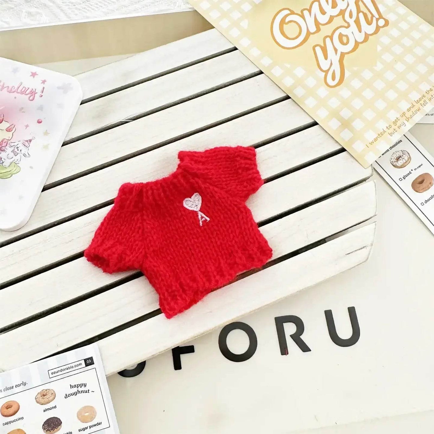 10cm Cute Mini Plush Doll Clothes Outfit Accessories DIY Gift - ToylandEU