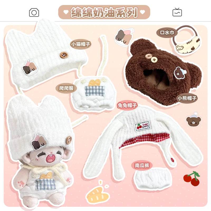 10cm Doll Clothes Endless Cream Series Anu Cotton Set - ToylandEU