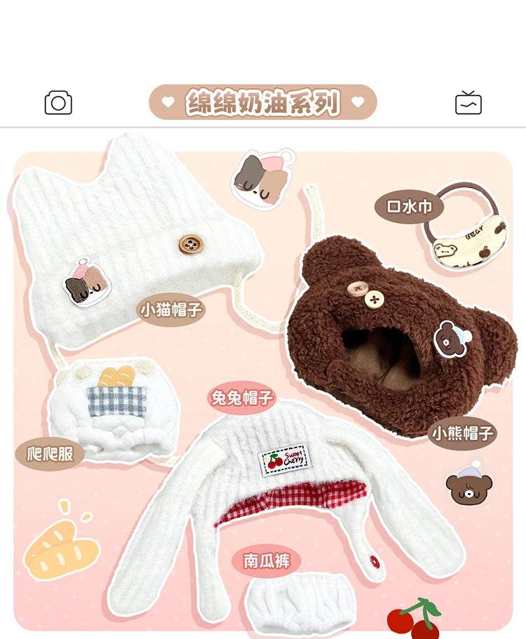 10cm Doll Clothes Endless Cream Series Anu Cotton Set - ToylandEU