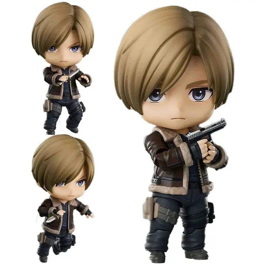 10cm Resident Evil Cute Figure, Kawaii Chibi Leon S. Kennedy Anime Action Figures - ToylandEU