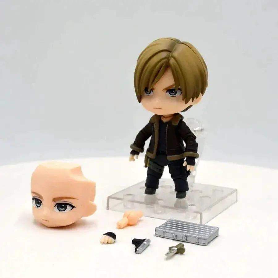 10cm Resident Evil Cute Figure, Kawaii Chibi Leon S. Kennedy Anime Action Figures - ToylandEU