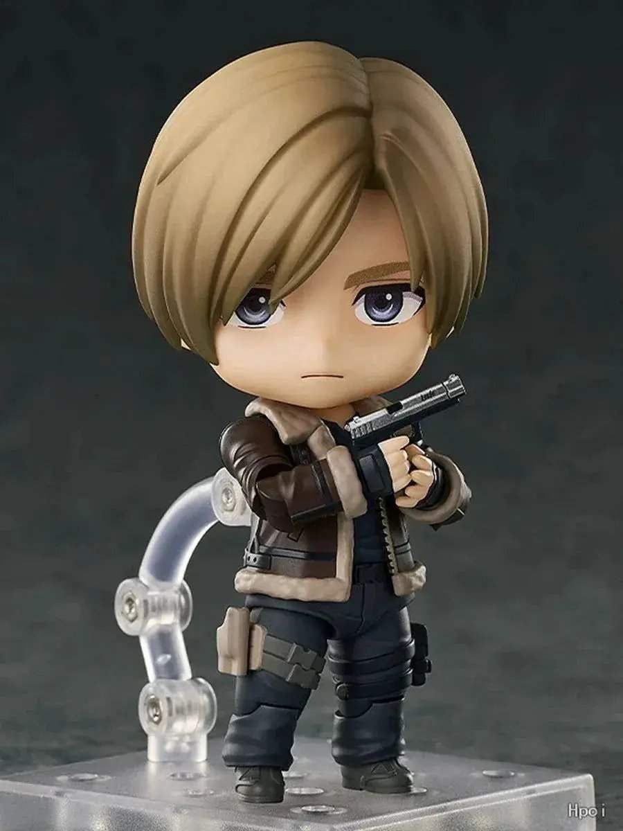 10cm Resident Evil Cute Figure, Kawaii Chibi Leon S. Kennedy Anime Action Figures - ToylandEU
