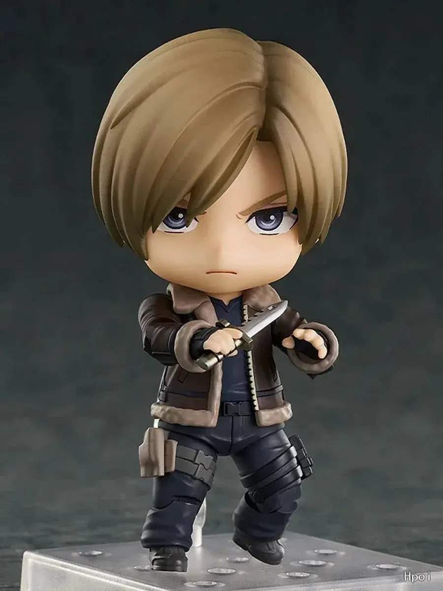 10cm Resident Evil Cute Figure, Kawaii Chibi Leon S. Kennedy Anime Action Figures - ToylandEU