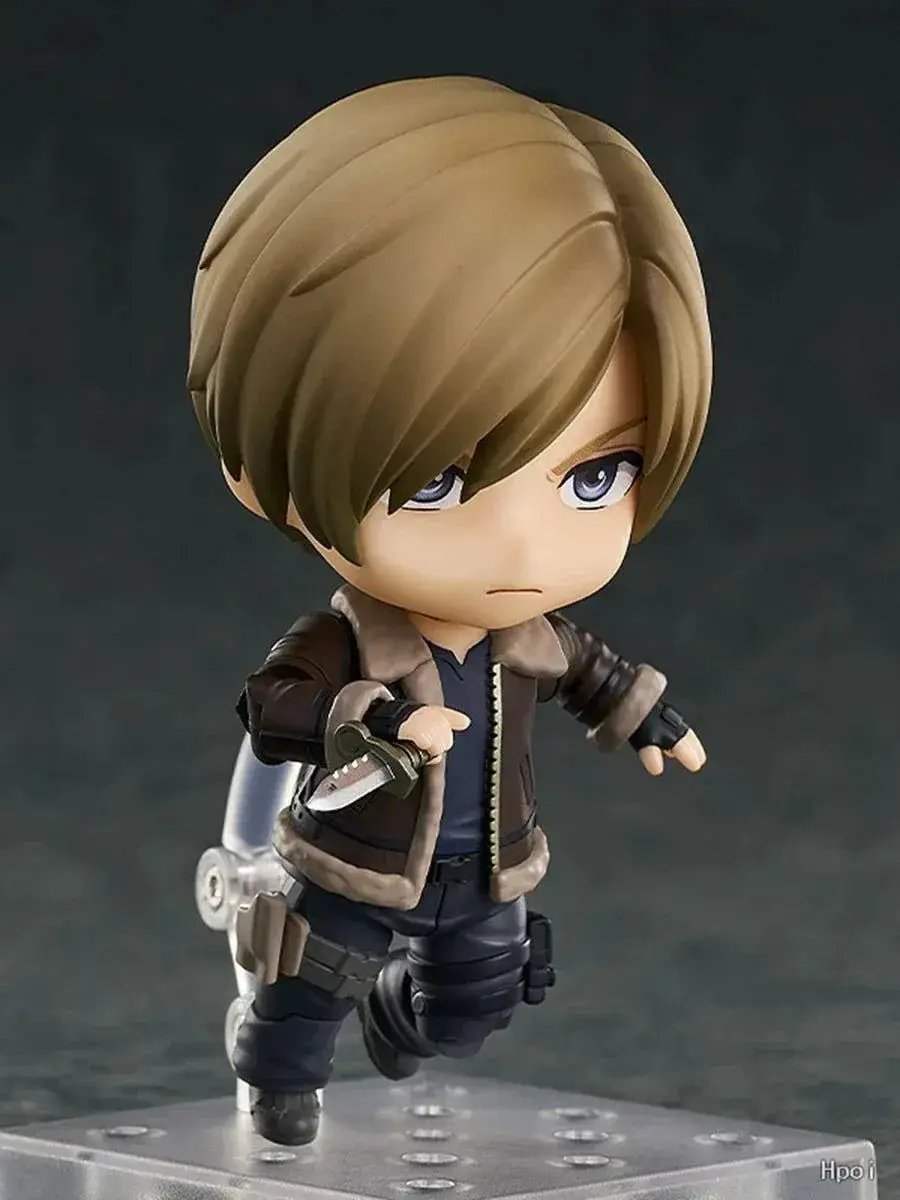 10cm Resident Evil Cute Figure, Kawaii Chibi Leon S. Kennedy Anime Action Figures - ToylandEU