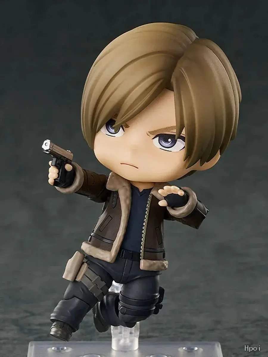 10cm Resident Evil Cute Figure, Kawaii Chibi Leon S. Kennedy Anime Action Figures - ToylandEU