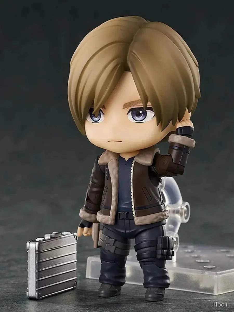 10cm Resident Evil Cute Figure, Kawaii Chibi Leon S. Kennedy Anime Action Figures - ToylandEU