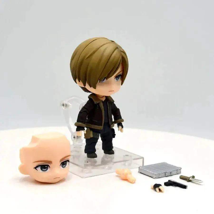 10cm Resident Evil Cute Figure, Kawaii Chibi Leon S. Kennedy Anime Action Figures - ToylandEU